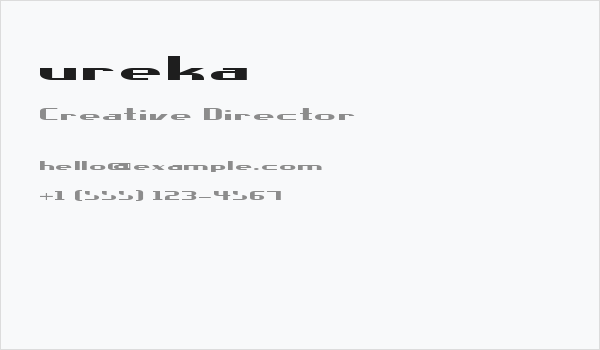 ureka Business Card