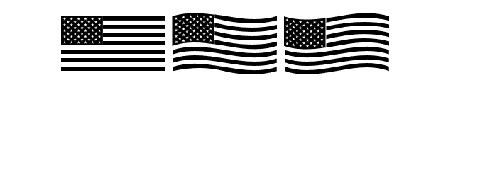 US Flag Font OTHER CHARS