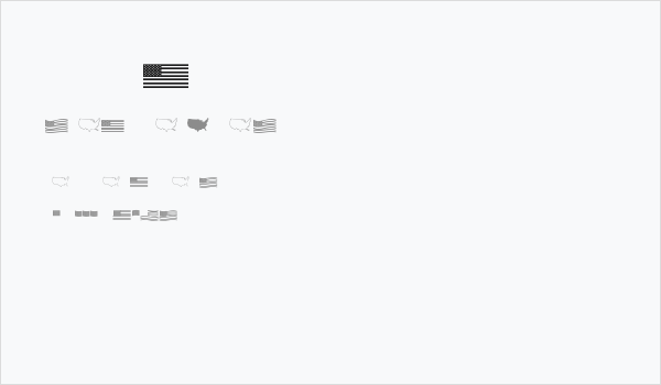 US Flag Business Card