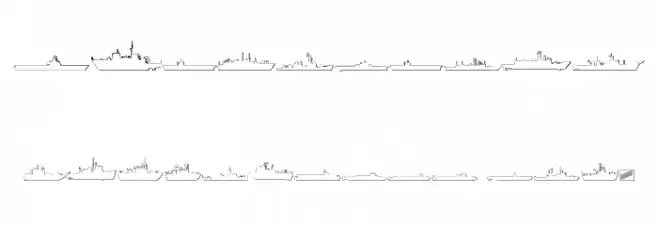 US Navy 3D Font OTHER CHARS