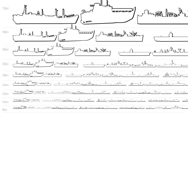 US Navy 3D Waterfall