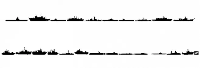US Navy Font OTHER CHARS