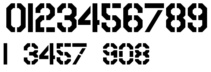 USAAF_Serial_Stencil Font OTHER CHARS
