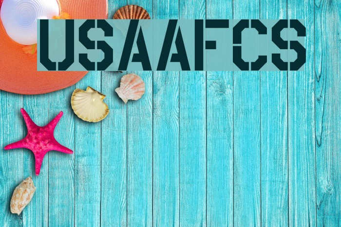 USAAF_Stencil Font examples