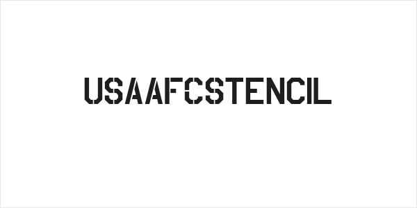 USAAF_Stencil Logo