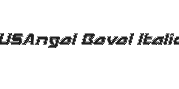 USAngel Bevel Italic Logo