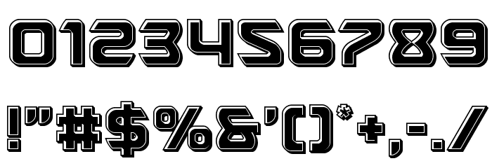 USAngel Bevel Font OTHER CHARS