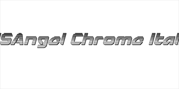 USAngel Chrome Italic Logo