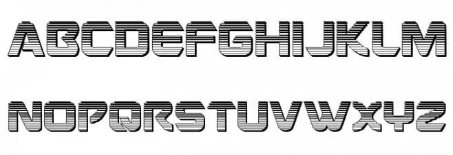 USAngel Chrome Шрифта ВЕРХНИЙ