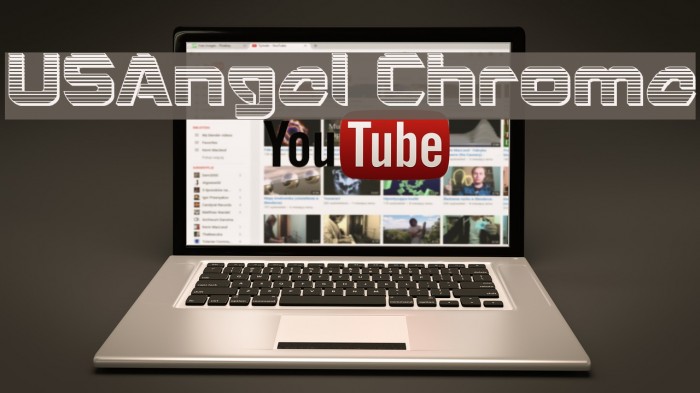 USAngel Chrome Font examples