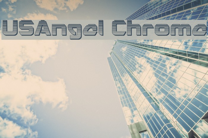 USAngel Chrome Font examples