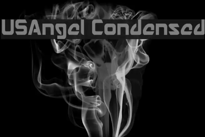 USAngel Condensed Font examples
