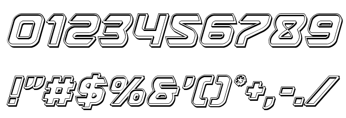 USAngel Engraved Italic Font OTHER CHARS