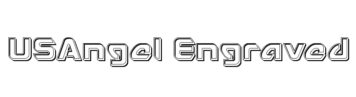 USAngel Engraved  免费字体下载