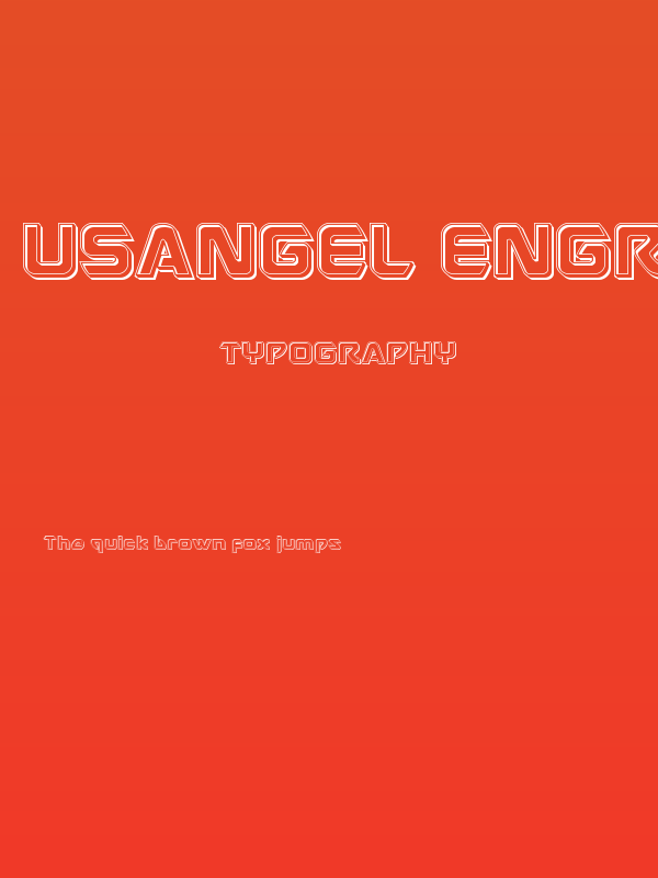 USAngel Engraved Poster