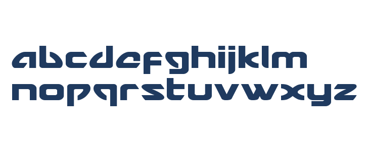 USAngel Expanded Lowercase