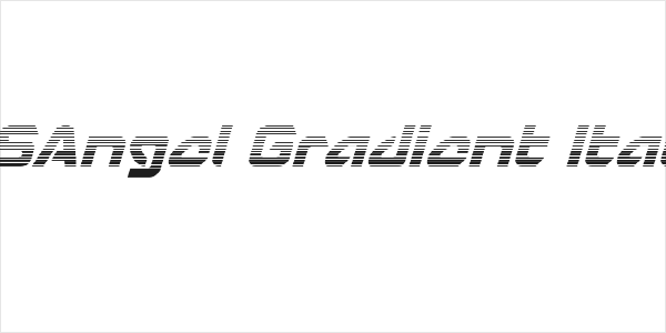 USAngel Gradient Italic Logo