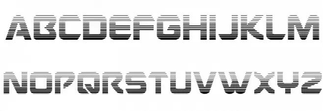 USAngel Gradient Schriftart Groß