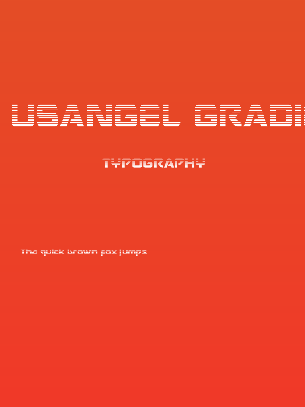 USAngel Gradient Poster