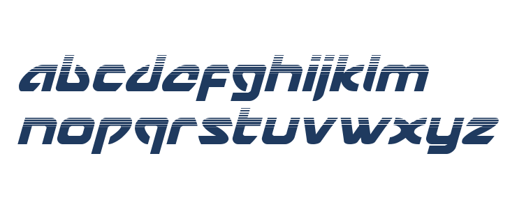 USAngel Halftone Italic Lowercase