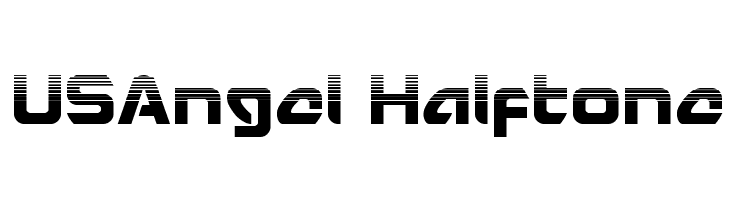 USAngel Halftone  Fuentes Gratis Descargar