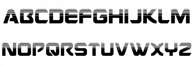 USAngel Halftone Font Litere mari