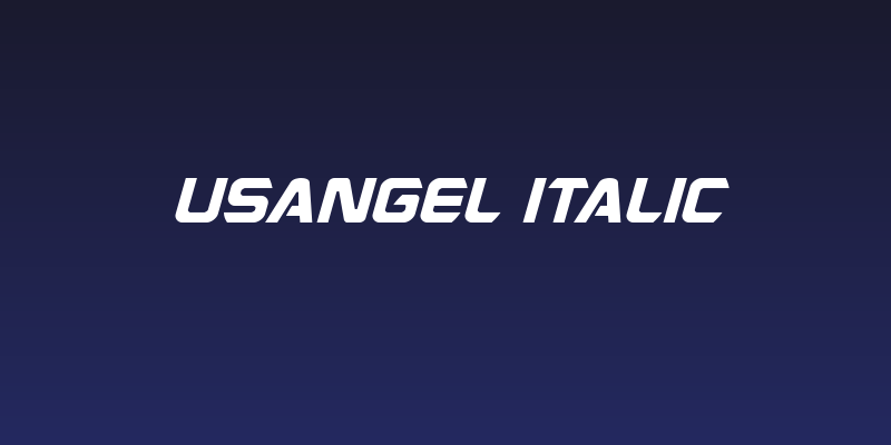 USAngel Italic Social Header