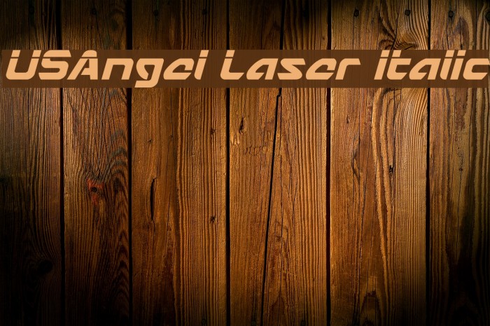 USAngel Laser Italic Example 1