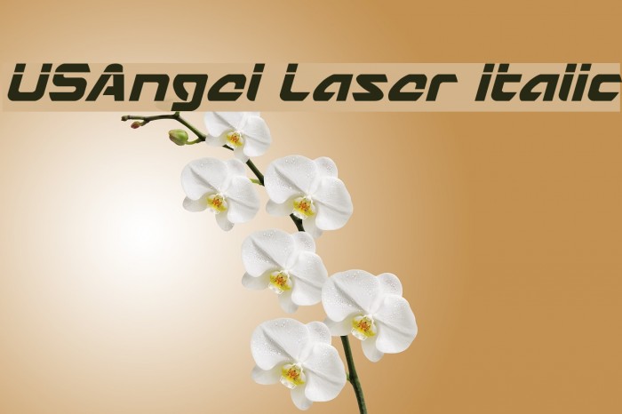 USAngel Laser Italic Example 3