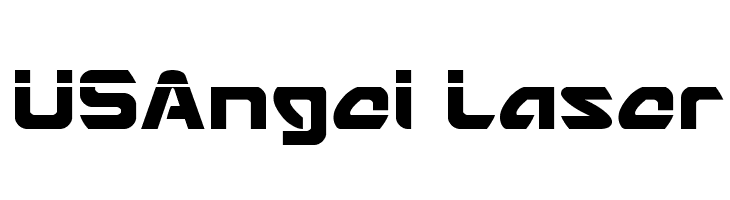 USAngel Laser  Frei Schriftart Herunterladen