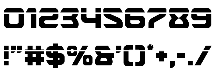 USAngel Laser Font OTHER CHARS