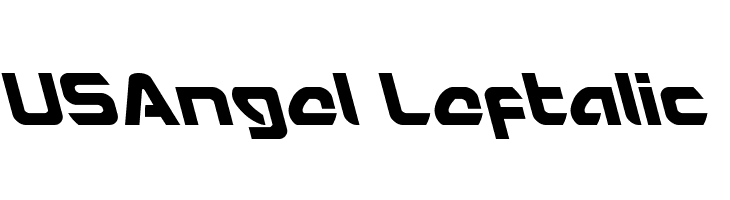 USAngel Leftalic  フリーフォントのダウンロード