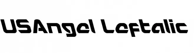 USAngel Leftalic  Descarca Fonturi Gratis
