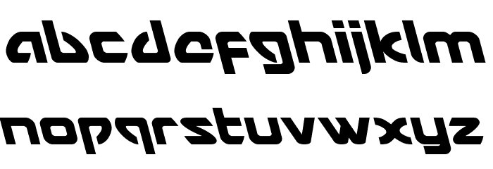 USAngel Leftalic Font LOWERCASE