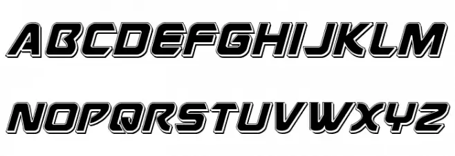 USAngel Punch Italic フォント 大文字