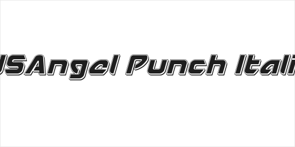 USAngel Punch Italic Logo