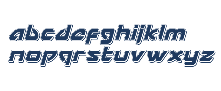 USAngel Punch Italic Lowercase
