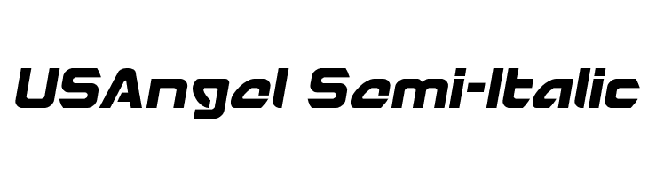 USAngel Semi-Italic  नि: शुल्क फ़ॉन्ट्स डाउनलोड