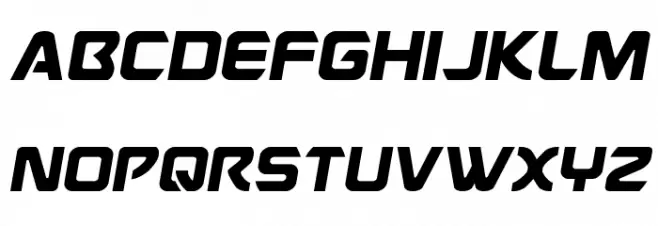 USAngel Semi-Italic Schriftart Groß