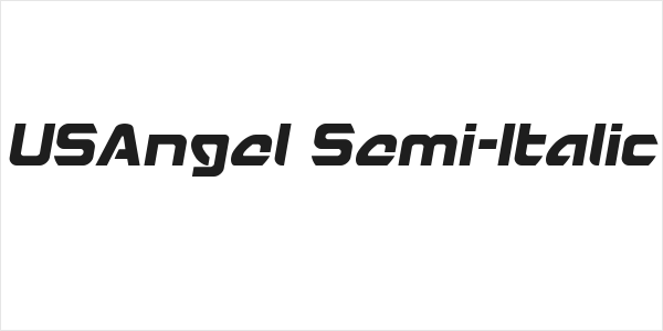 USAngel Semi-Italic Logo