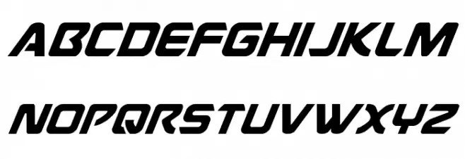 USAngel Super-Italic Schriftart Groß