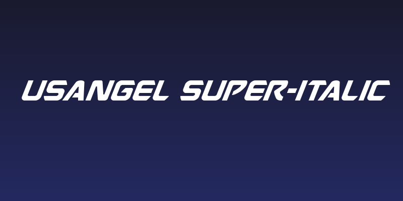 USAngel Super-Italic Social Header