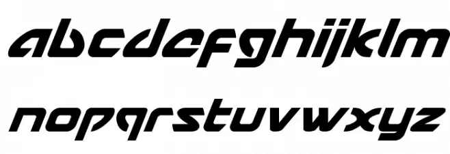 USAngel Super-Italic Fuentes MINÚSCULAS