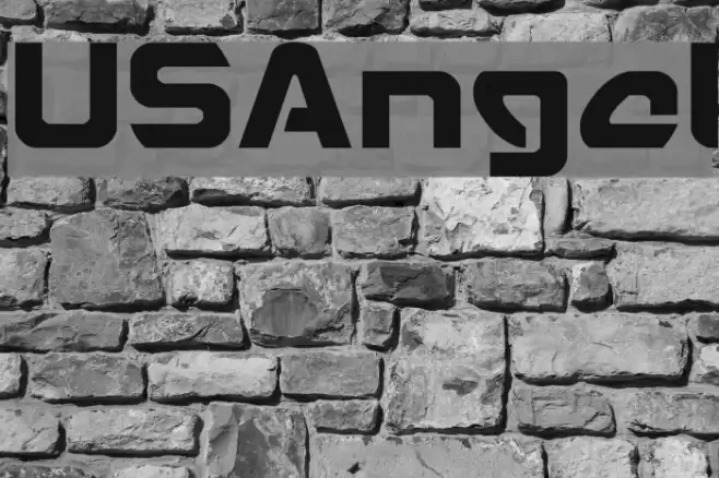 USAngel Font examples