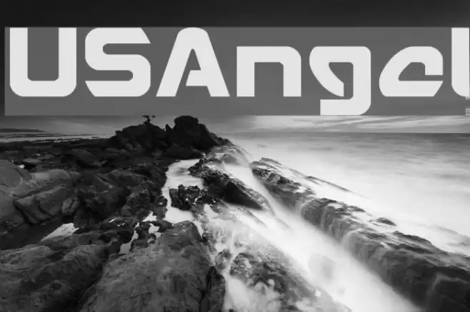 USAngel Font examples