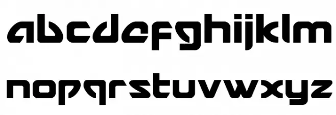 USAngel 字体 小写