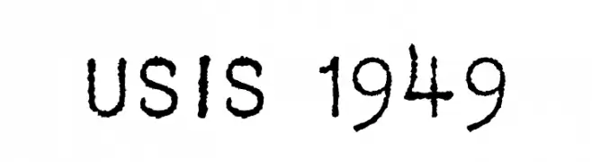 USIS 1949  Frei Schriftart Herunterladen