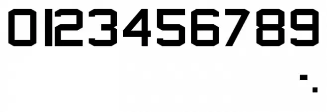 USN_Stencil Font OTHER CHARS