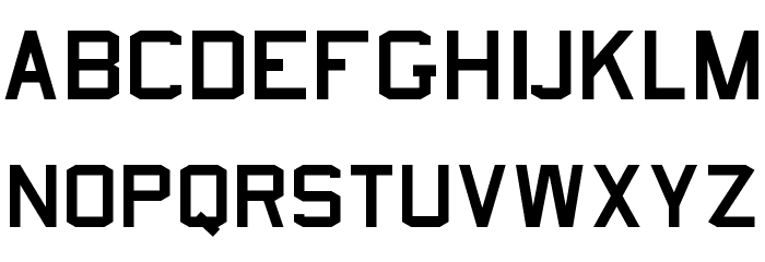 USN_Stencil Font LOWERCASE