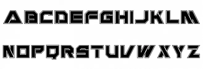 USPF Liberty Inline Font Litere mari